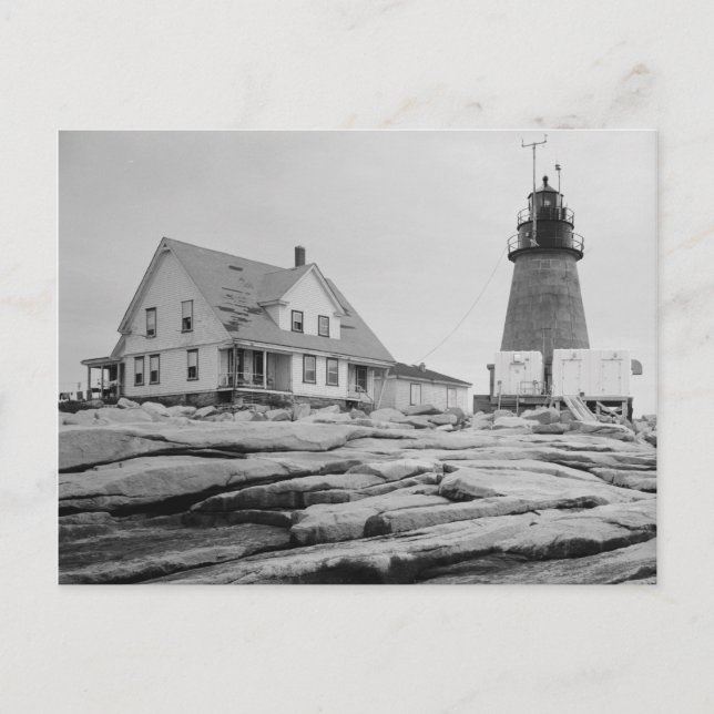 Mount Desert Rock Light Station Postcard (Front)
