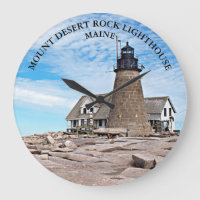 Mount Desert Rock Lighthouse, Maine Round Clock