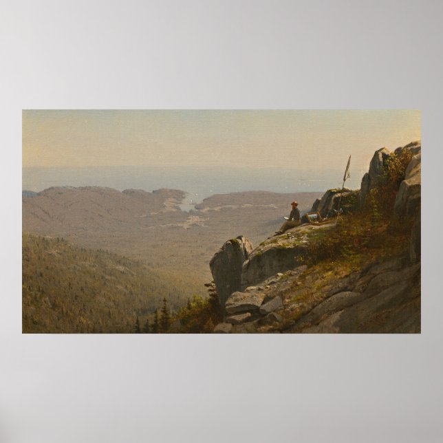 Mount Desert - Sanford Gifford Fine Art Poster (Front)