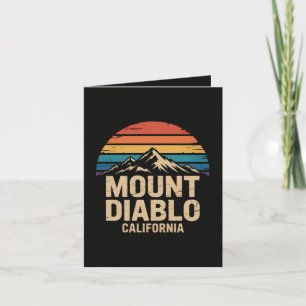 Mount Diablo California Holiday Card