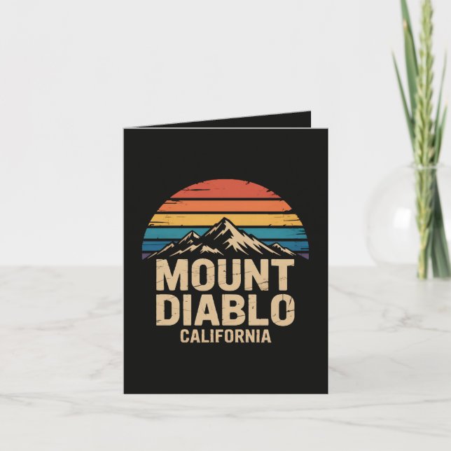 Mount Diablo California Holiday Card (Front)