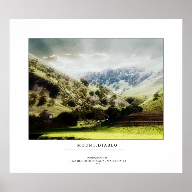 Mount Diablo Poster (Front)