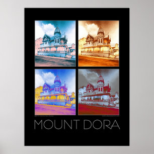 Mount Dora Fine Art Poster - Solarised