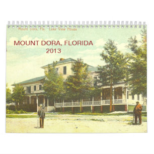 Mount Dora, Florida Vintage Postcard Calender for Calendar