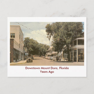 Mount Dora, Florida- Years Ago Postcard