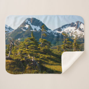 Mount Eccles near Cordova, Alaska Sherpa Blanket
