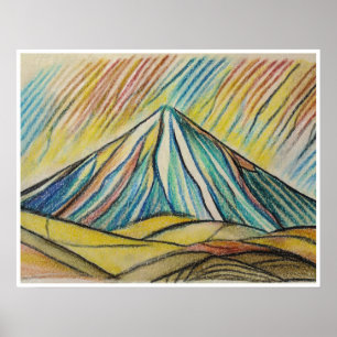 Mount Egmont - Archival Art Print