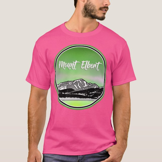 Mount Elbert Baseball  Sleeve T-Shirt (Front)