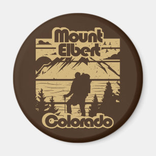 Mount Elbert Colorado Magnet