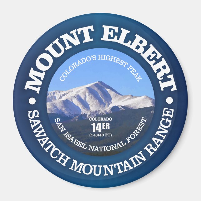 Mount Elbert Magnet (Front)