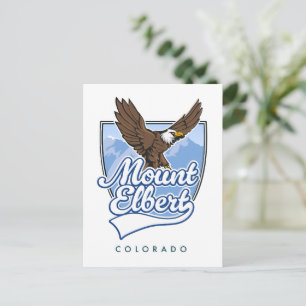 Mount Elbert Travel patch Holiday Postcard