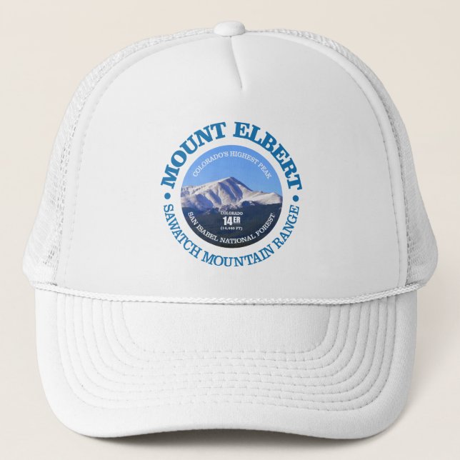 Mount Elbert Trucker Hat (Front)