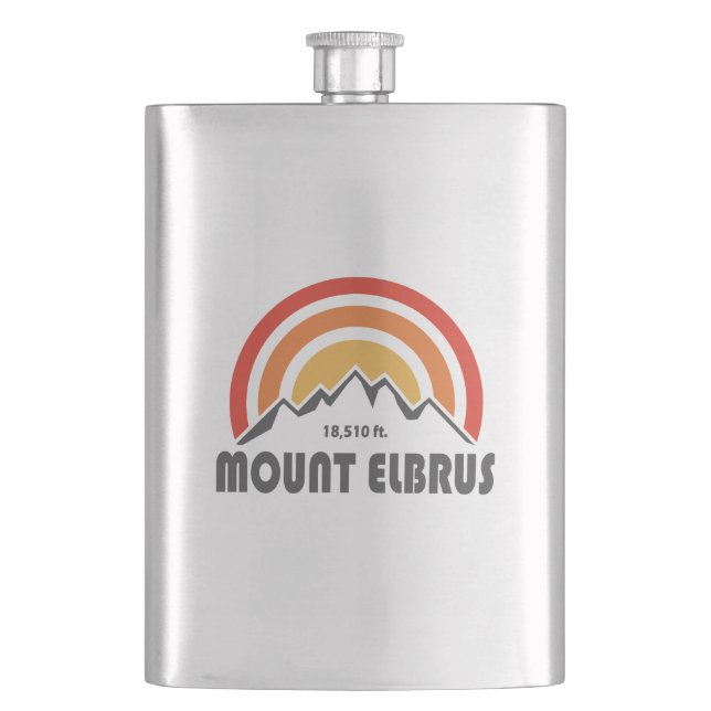 Mount Elbrus Hip Flask (Front)