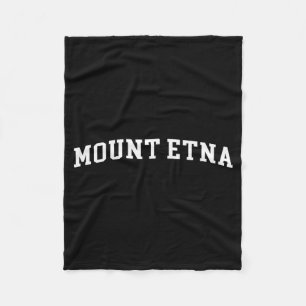 Mount Etna  Fleece Blanket