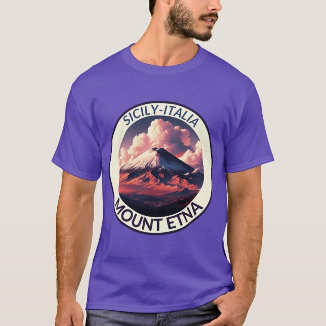 Mount Etna Sicily boy T-Shirt (Front)