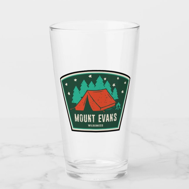 Mount Evans Wilderness Colorado Camping Glass (Front)