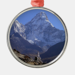 Mount Everest 4 Metal Tree Decoration
