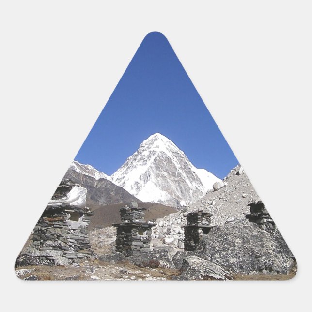 Mount Everest 9 Triangle Sticker (Front)