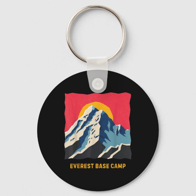 Mount Everest Base Camp Himalayas Mountain Hike Cl Key Ring (Front)