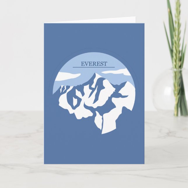 Mount Everest Card (Front)