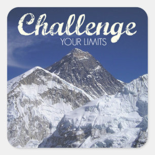 Mount Everest Challenge Your Limits Stickers