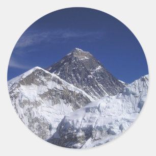 Mount Everest Classic Round Sticker