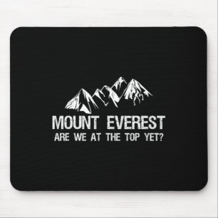 Mount Everest Funny Mountain Climbing Expedition Mouse Mat