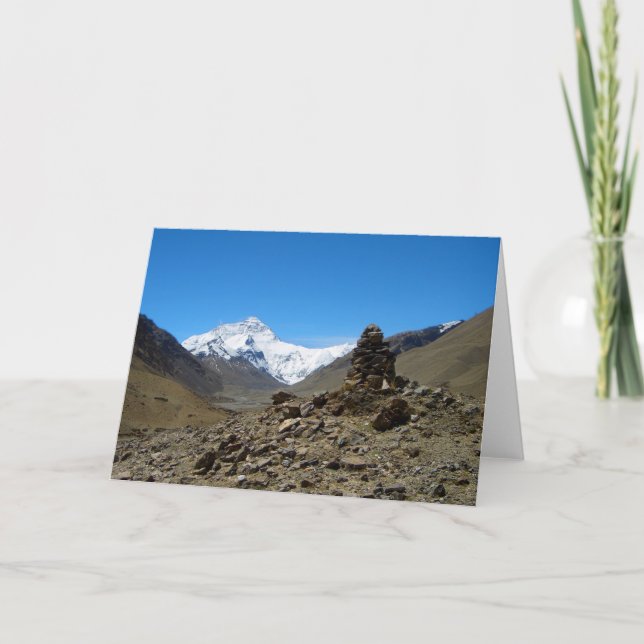 Mount Everest • Greeting Card (Front)