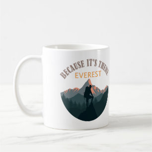 Mount Everest, Hiker Coffee Mug