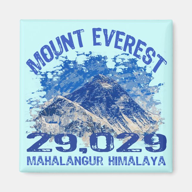 Mount Everest Magnet (Front)