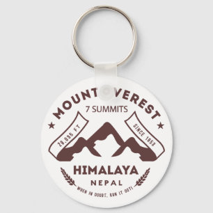 Mount Everest Nepal Key Ring
