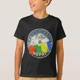 Mount Everest Nepal Sagarmatha Vintage Climbing T T-Shirt