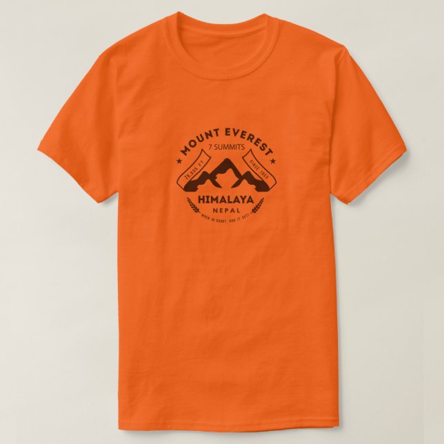 Mount Everest T-Shirt (Design Front)