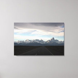 Mount Fitz Roy And Andes Range Canvas Print