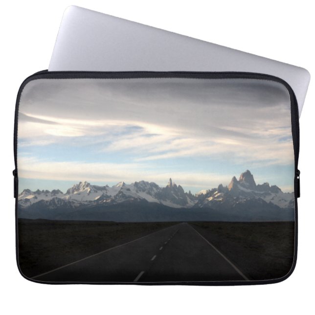 Mount Fitz Roy And Andes Range Laptop Sleeve (Front)