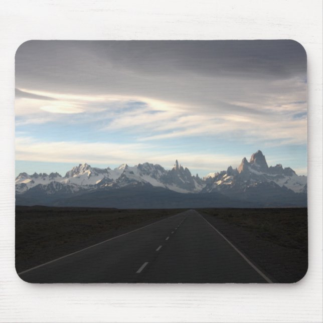Mount Fitz Roy And Andes Range Mouse Mat (Front)