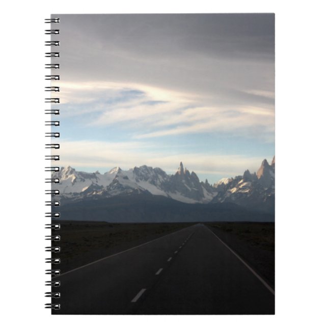 Mount Fitz Roy And Andes Range Notebook (Front)