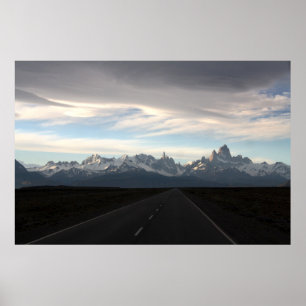Mount Fitz Roy And Andes Range Poster