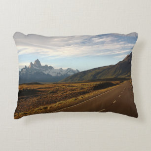 Mount Fitz Roy And Mount Cerro Torre Decorative Cushion