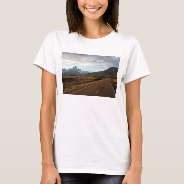 Mount Fitz Roy And Mount Cerro Torre T-Shirt (Front)