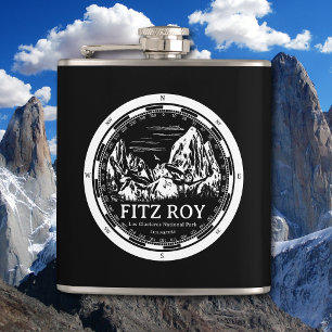 Mount Fitz Roy - Cerro Chaltén South America Hip Flask