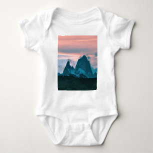 Mount Fitz Roy, Patagonia, Argentina at dusk Baby Bodysuit