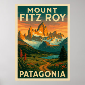 Mount Fitz Roy Patagonia V01 Poster