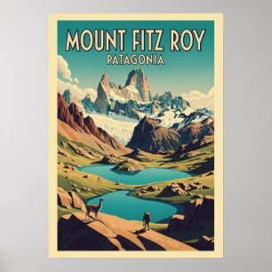 Mount Fitz Roy Patagonia V09 Poster