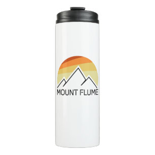 Mount Flume New Hampshire Retro Thermal Tumbler