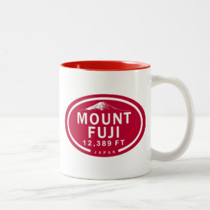 Mount Fuji 12,389 FT Japan Mountain Mug