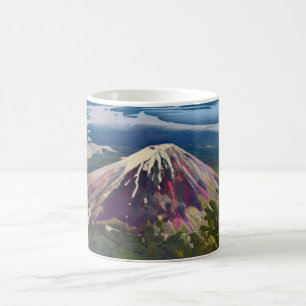 Mount Fuji Aerial View - Artistic Japan Coffee Mug