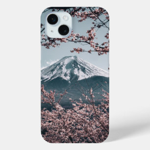 Mount Fuji Cherry blossom Sakura iPhone 15 Mini Case