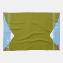 Mount Fuji Design Japan1 Kitchen Towel