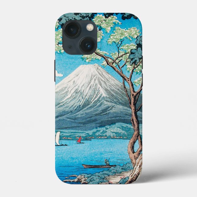 Mount Fuji from Lake Yamanaka by Hiroaki Takahashi Case-Mate iPhone Case (Back)